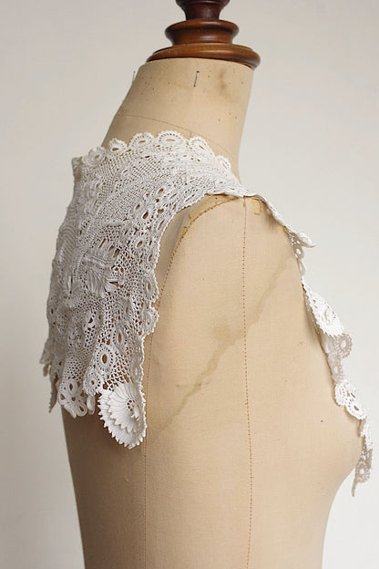 アンティークレース　dentelle antique アンティークレース　襟4 .FR a l'epoque