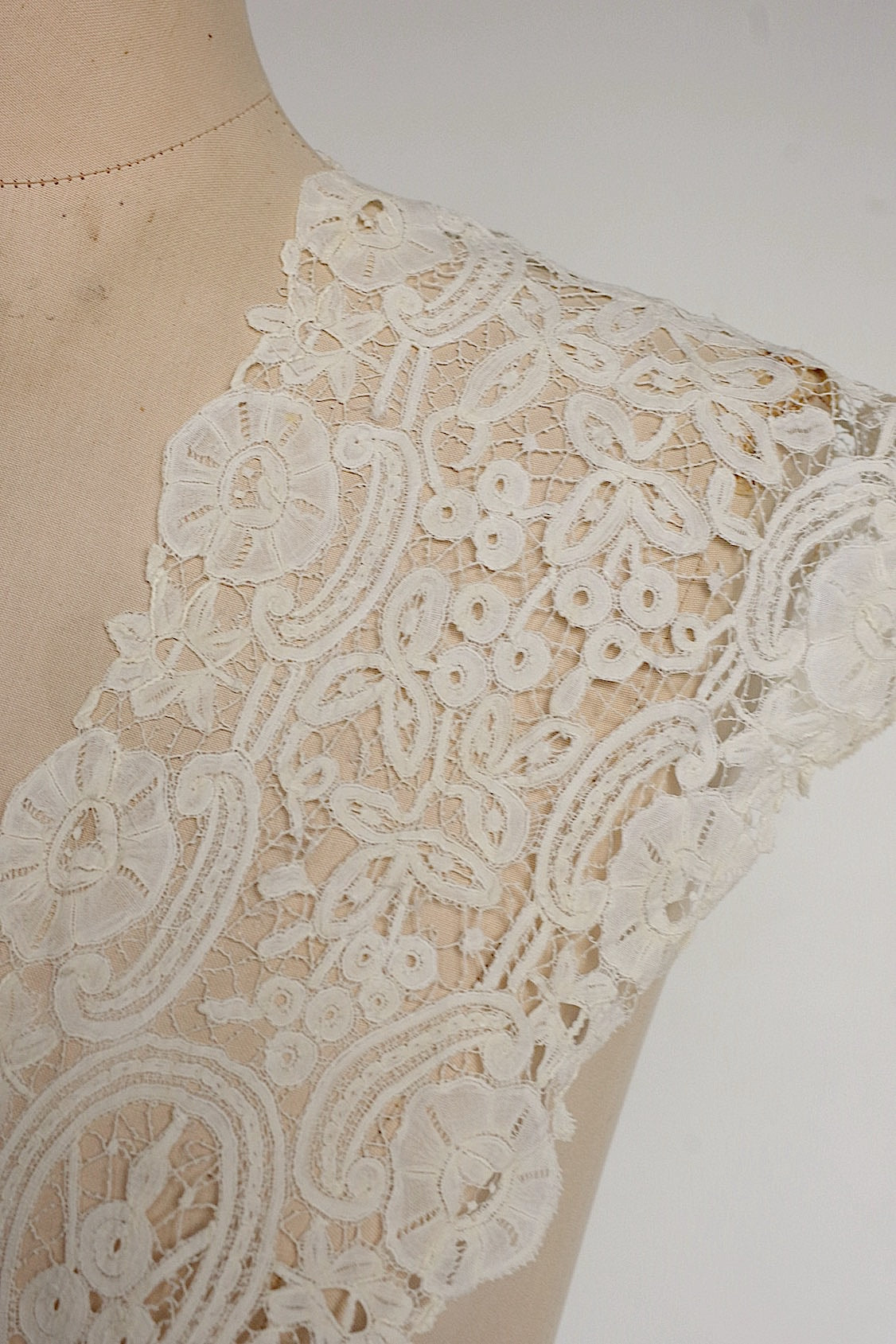 アンティークレース　dentelle antique アンティークレース　襟9 .FR a l'epoque