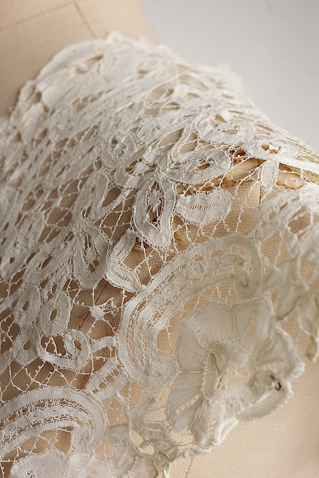 アンティークレース　dentelle antique アンティークレース　襟9 .FR a l'epoque