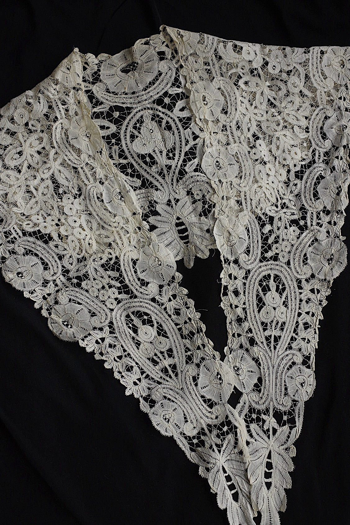 アンティークレース　dentelle antique アンティークレース　襟9 .FR a l'epoque