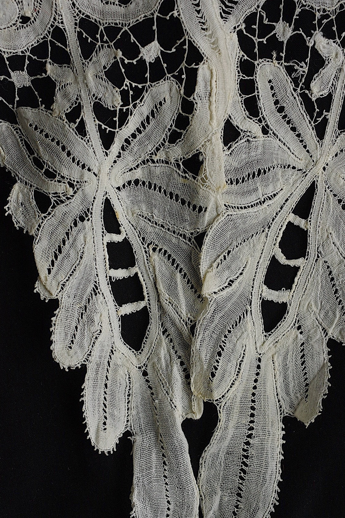 アンティークレース　dentelle antique アンティークレース　襟9 .FR a l'epoque
