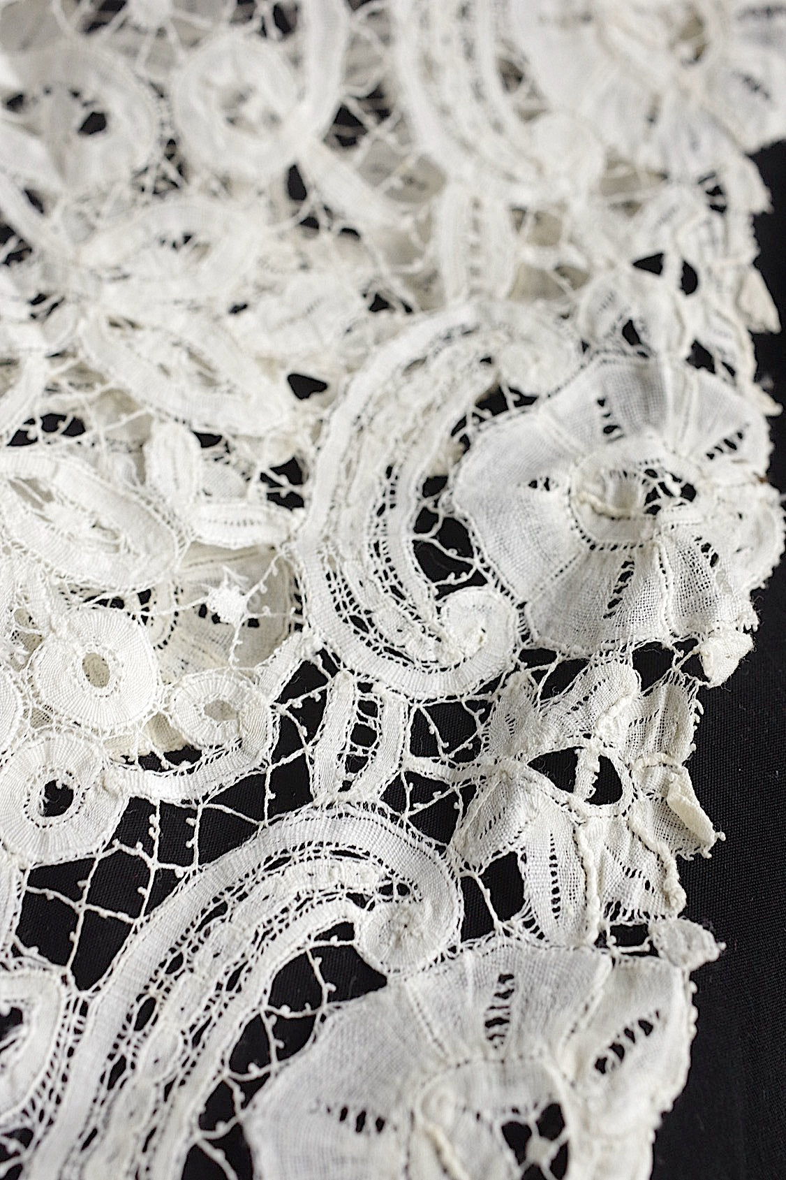 アンティークレース　dentelle antique アンティークレース　襟9 .FR a l'epoque