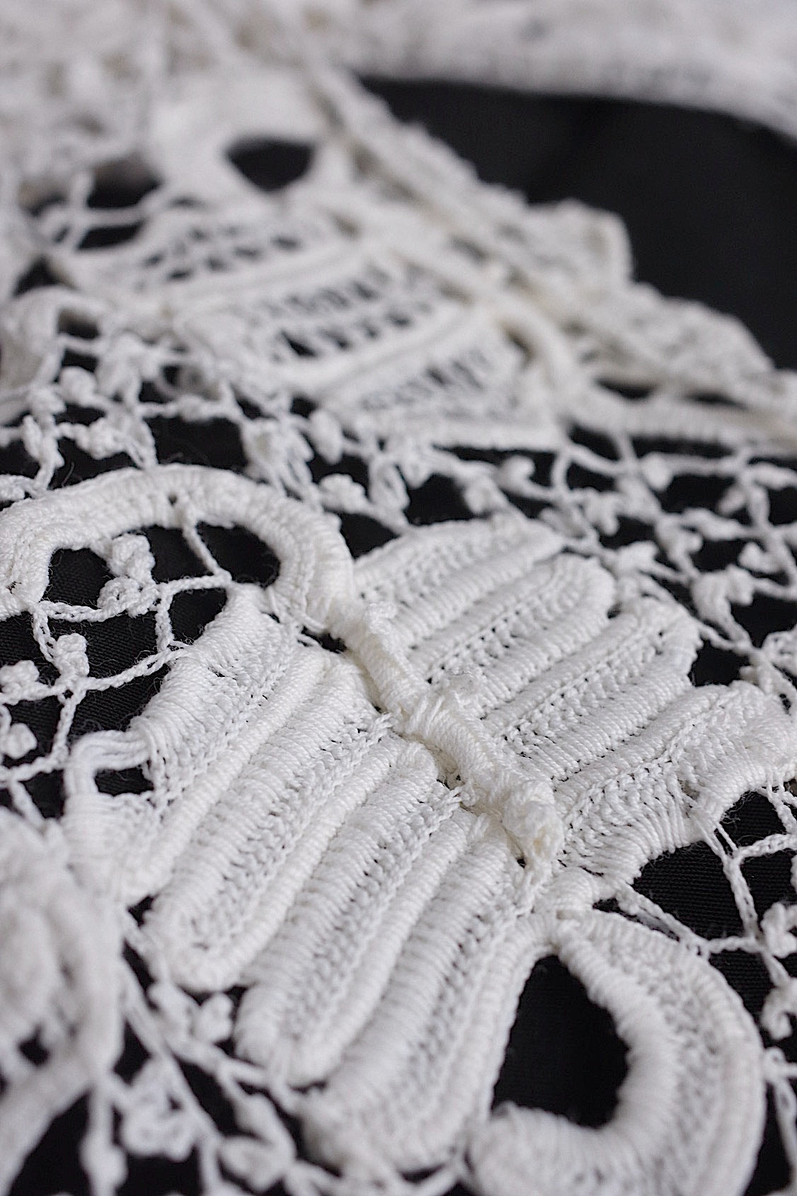 アンティークレース　dentelle antique アンティークレース　クロシェレース　素材3 .FR a l'epoque