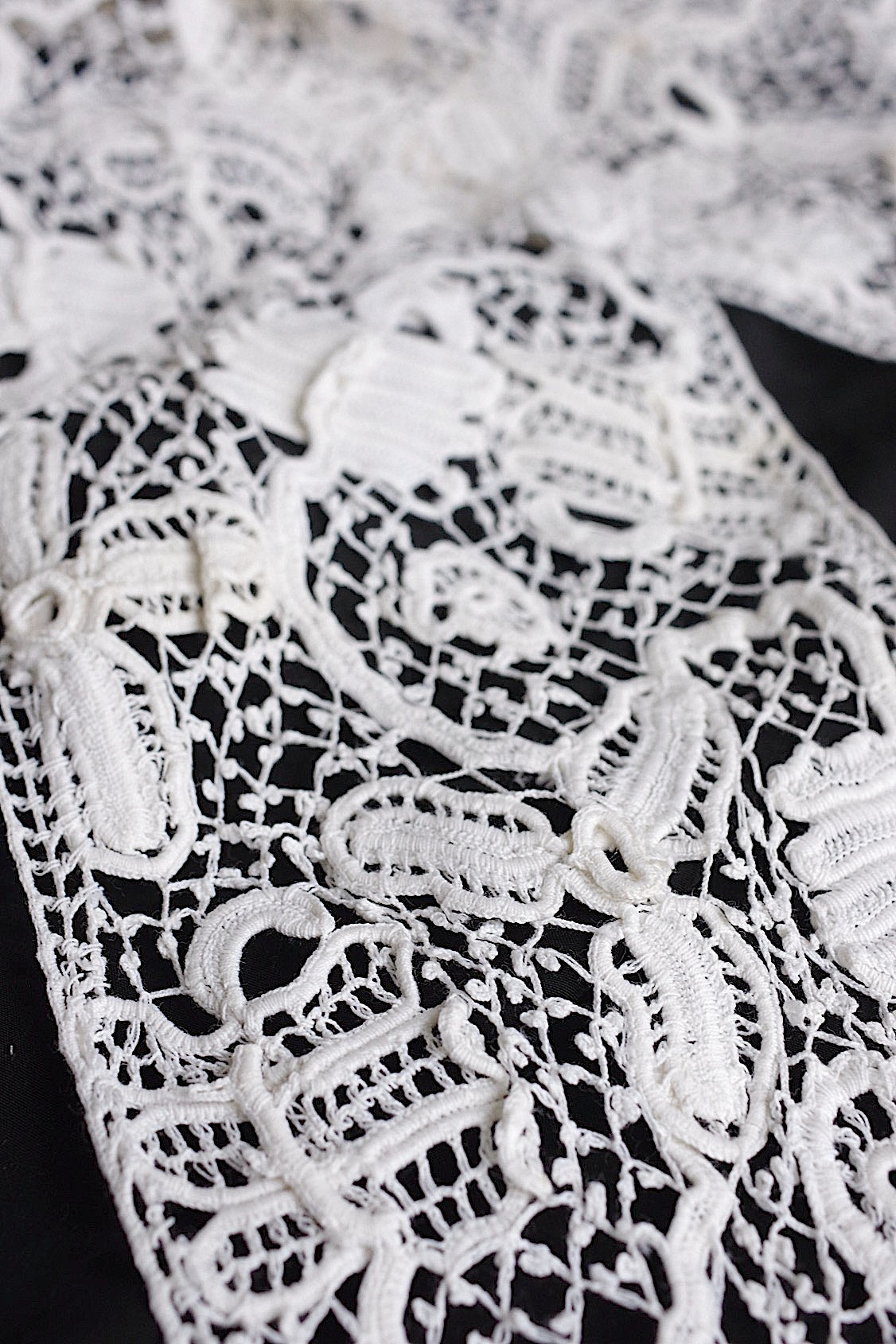アンティークレース　dentelle antique アンティークレース　クロシェレース　素材3 .FR a l'epoque
