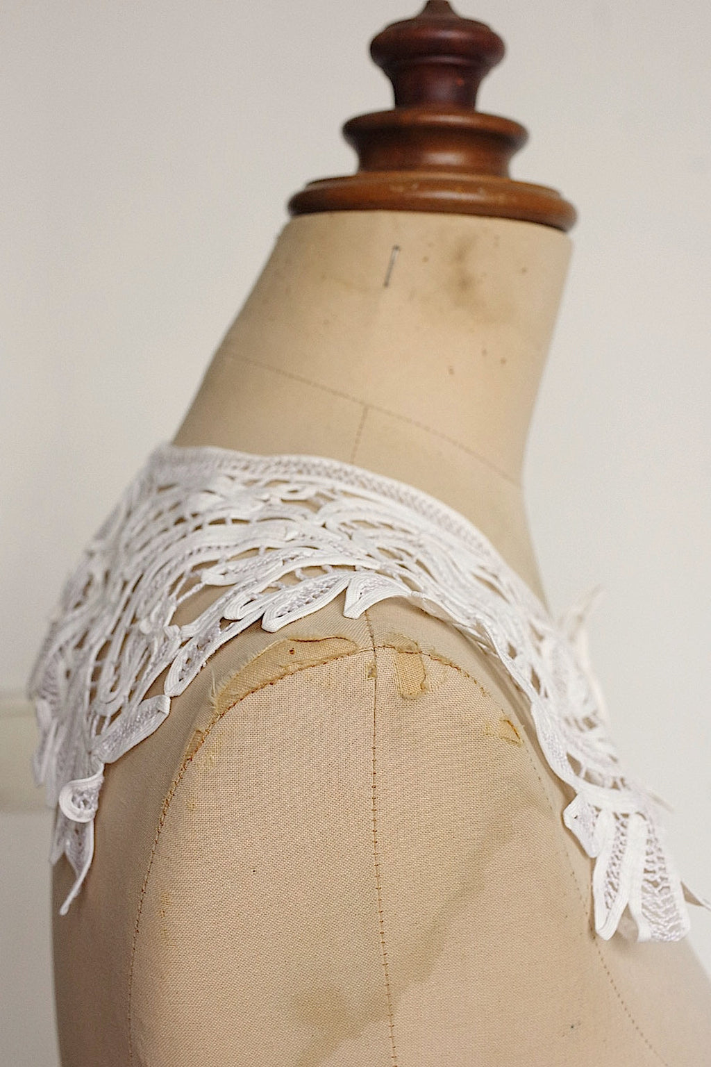アンティークレース　dentelle antique アンティークレース　襟16 lot .FR a l'epoque