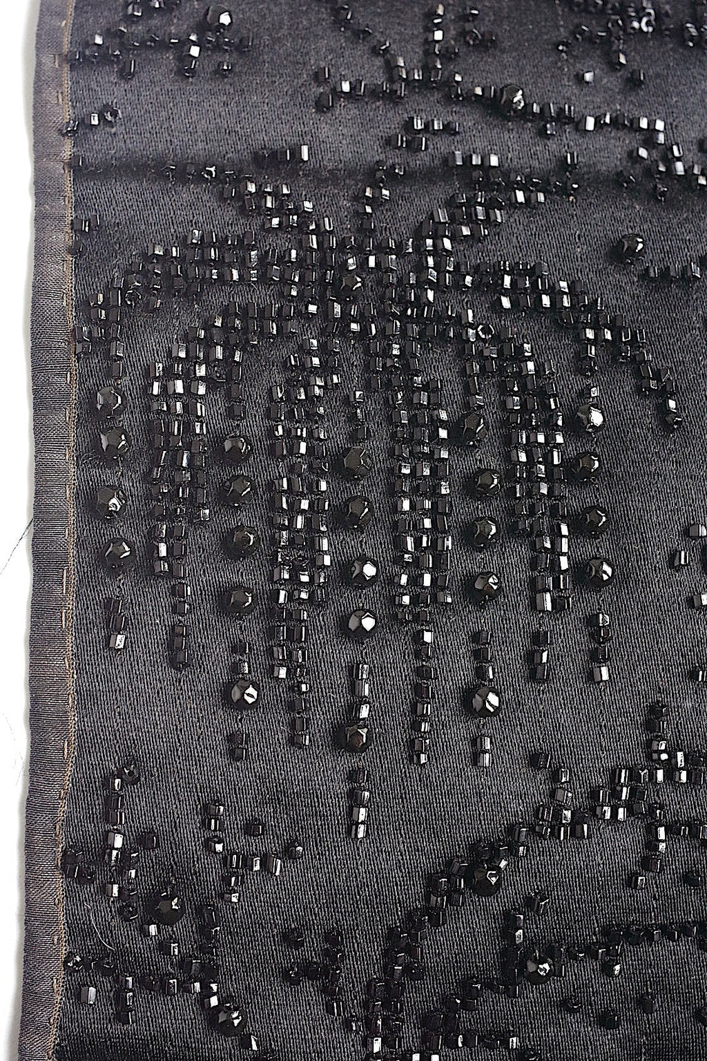 アンティークレース　dentelle antique アンティークレース　ビーズ刺繍　　くろ .FR a l'epoque