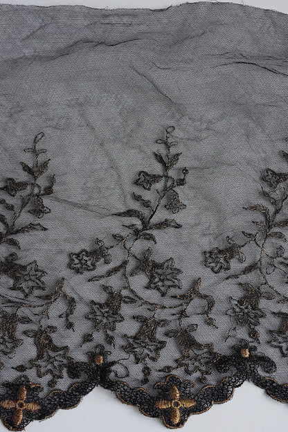 アンティークレース　dentelle antique アンティークレース　くろ　lot2 .FR a l'epoque