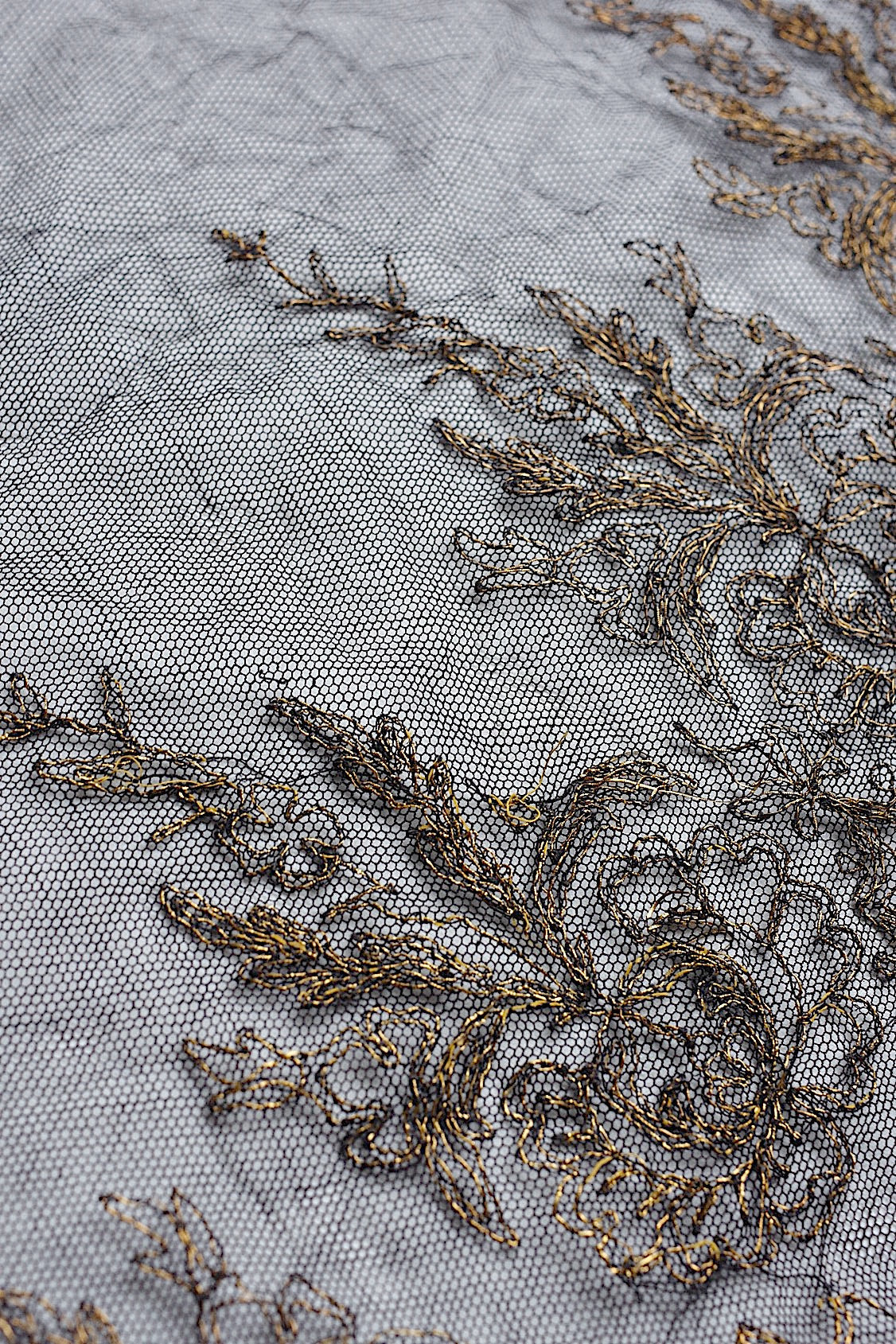 アンティークレース　dentelle antique アンティークレース　くろ　lot2 .FR a l'epoque