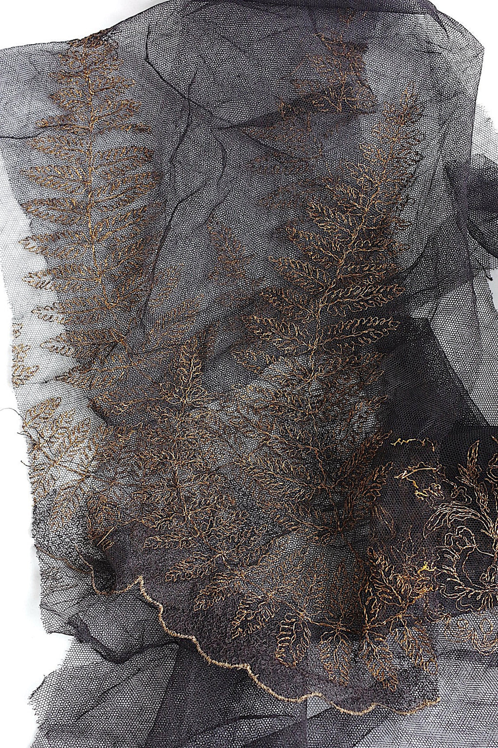 アンティークレース　dentelle antique アンティークレース　くろ　lot2 .FR a l'epoque