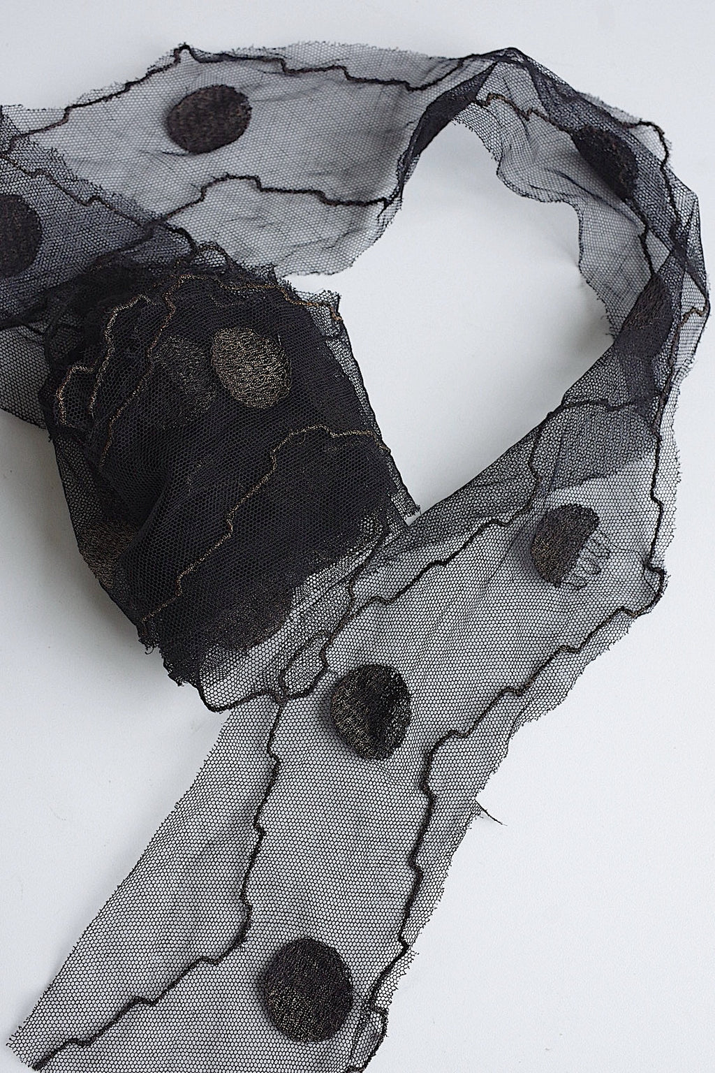 アンティークレース　dentelle antique アンティークレース　くろ　lot2 .FR a l'epoque