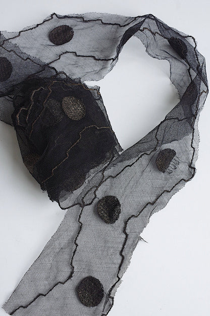 アンティークレース　dentelle antique アンティークレース　くろ　lot2 .FR a l'epoque