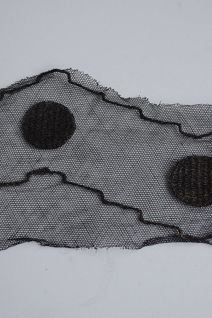 アンティークレース　dentelle antique アンティークレース　くろ　lot2 .FR a l'epoque