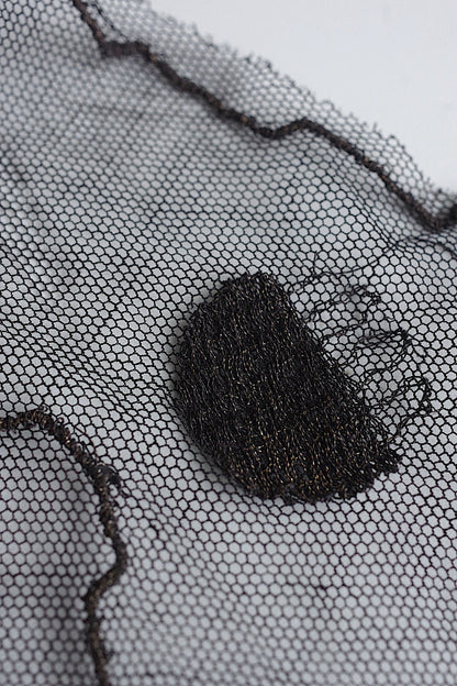 アンティークレース　dentelle antique アンティークレース　くろ　lot2 .FR a l'epoque