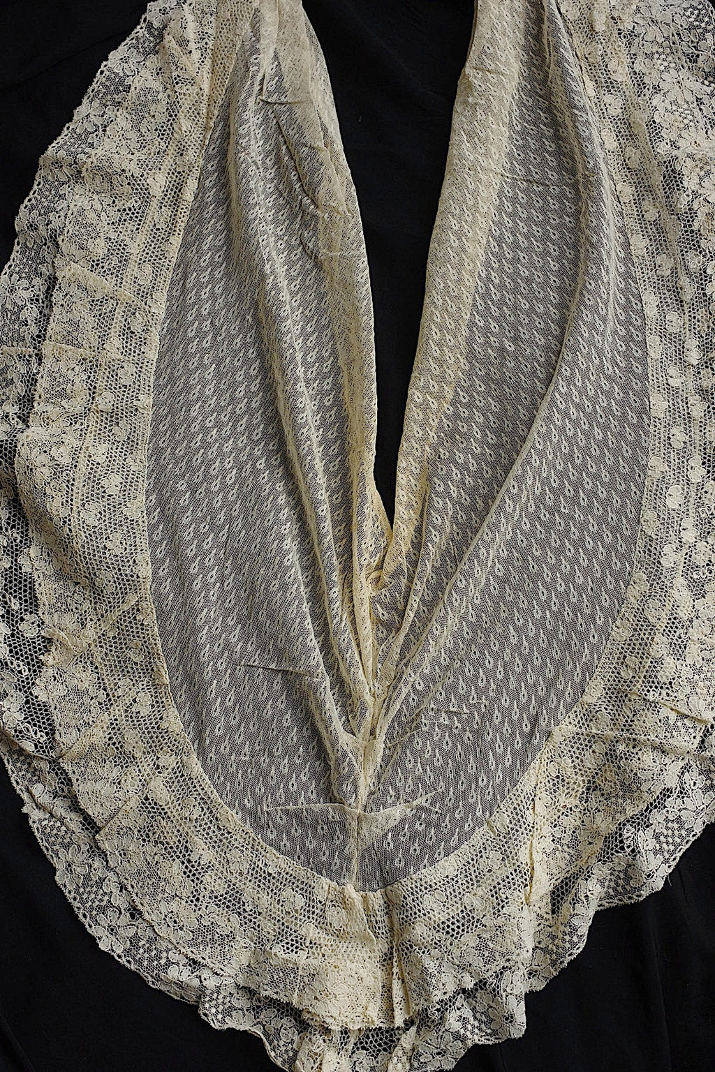 アンティークレース　dentelle antique アンティークレース　襟24 .FR a l'epoque