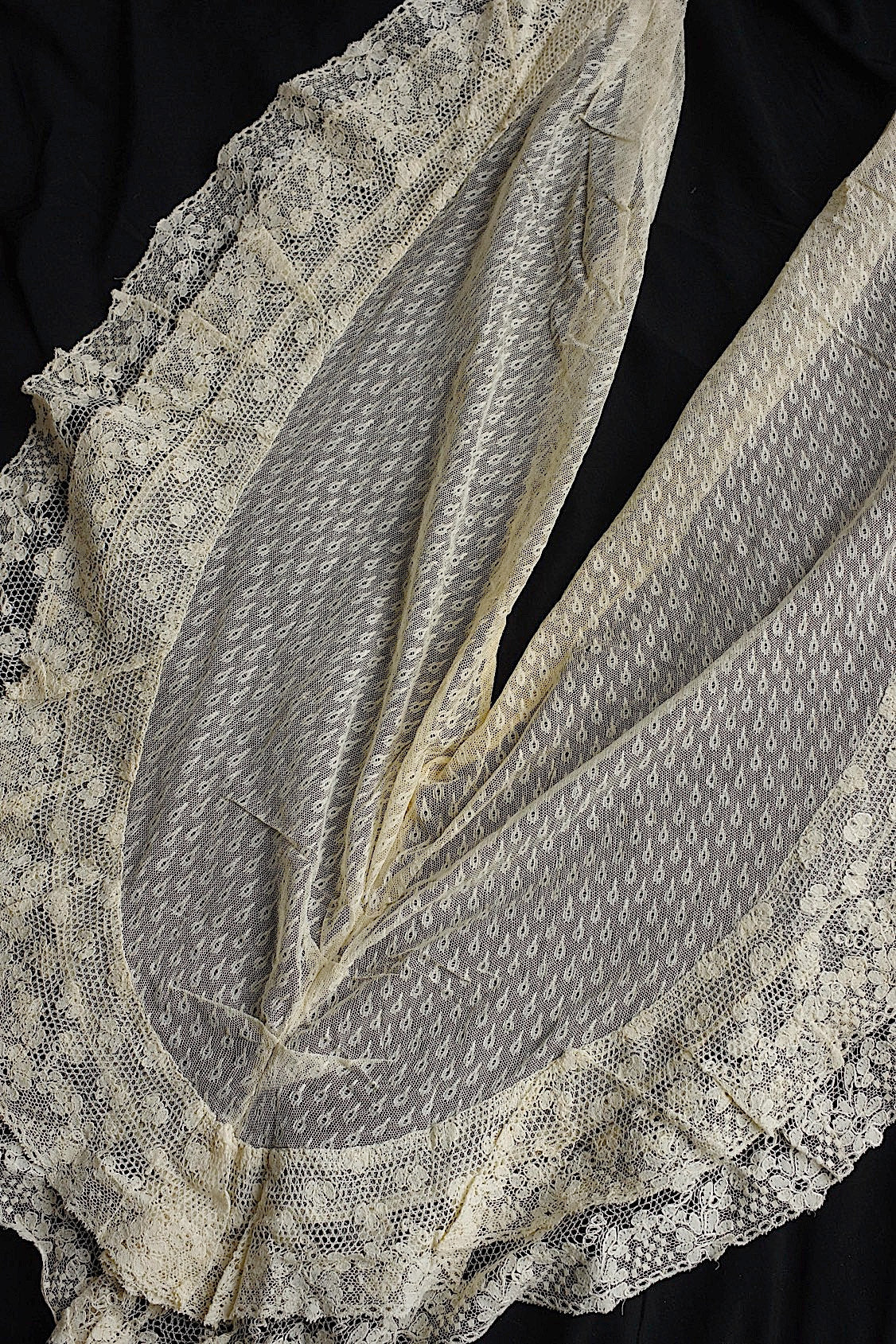 アンティークレース　dentelle antique アンティークレース　襟24 .FR a l'epoque