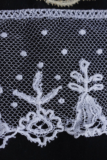 アンティークレース　dentelle antique アンティークレース　素材用　４本 .FR a l'epoque