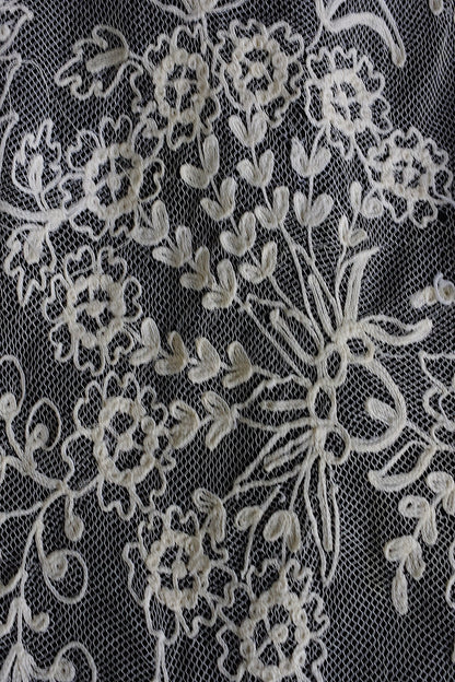 アンティークレース　dentelle antique アンティークレース　素材用　ハギレ .FR a l'epoque