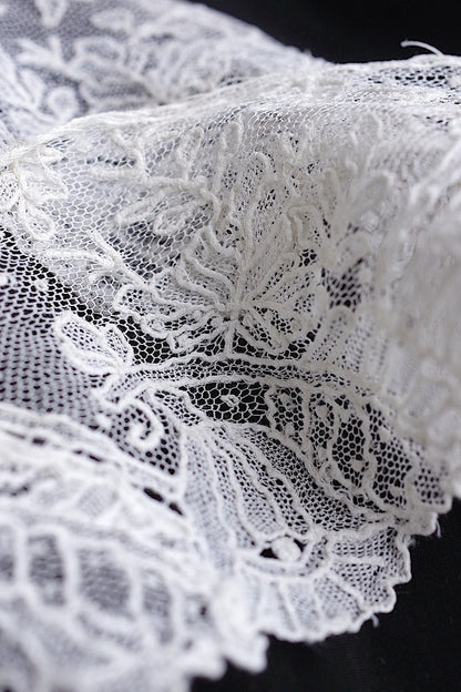 アンティークレース　dentelle antique アンティークレース　素材用　184cm .FR a l'epoque