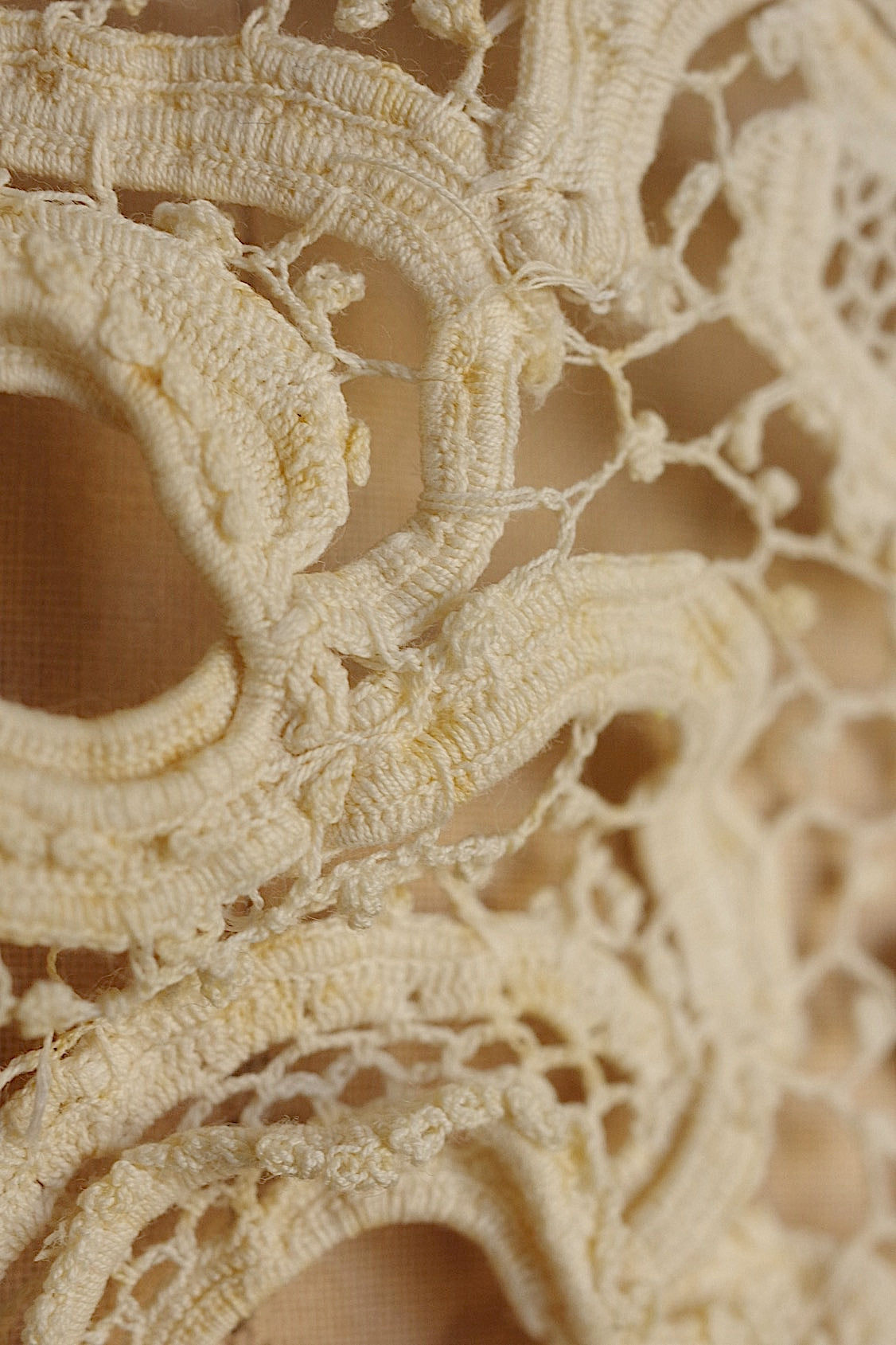 アンティークレース　dentelle antique アンティークレース　クロシェ襟 .FR a l'epoque