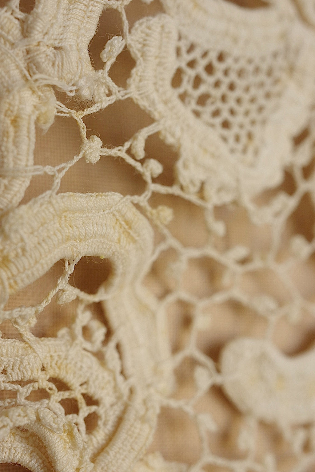 アンティークレース　dentelle antique アンティークレース　クロシェ襟 .FR a l'epoque
