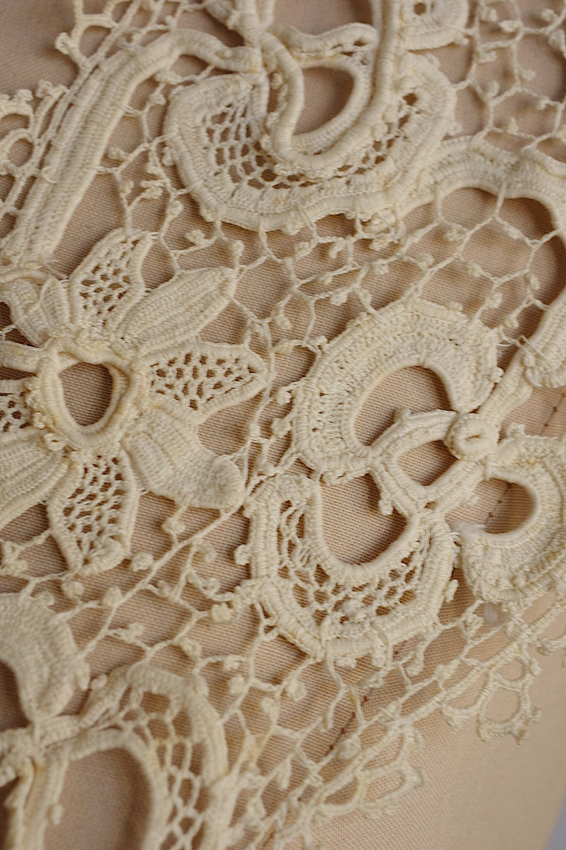 アンティークレース　dentelle antique アンティークレース　クロシェ襟 .FR a l'epoque