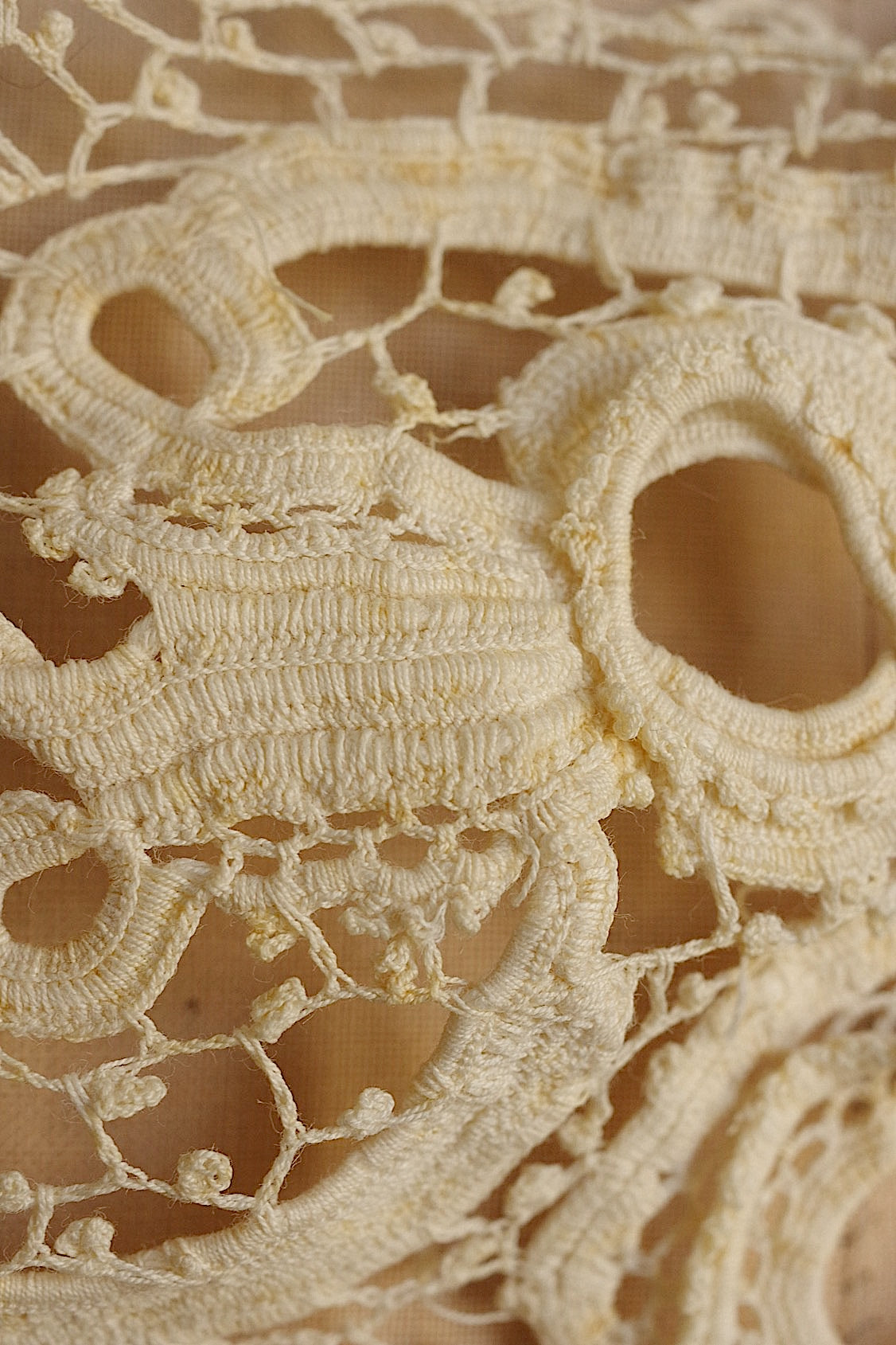 アンティークレース　dentelle antique アンティークレース　クロシェ襟 .FR a l'epoque