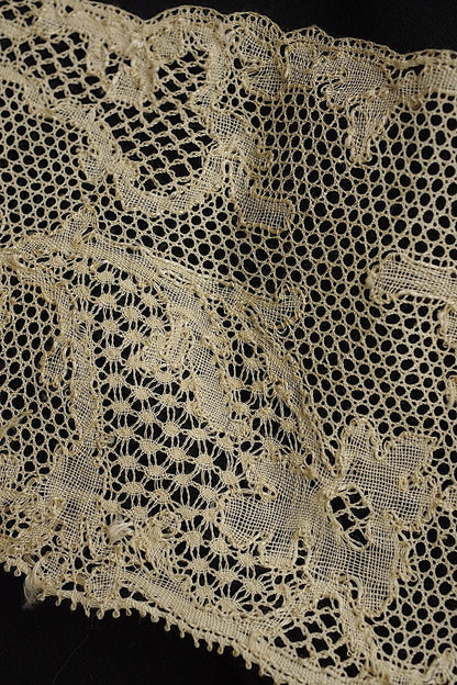アンティークレース　dentelle antique アンティークレース　280cm .FR a l'epoque