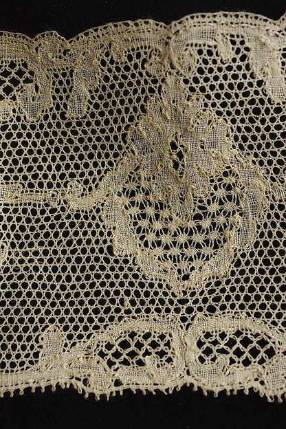 アンティークレース　dentelle antique アンティークレース　280cm .FR a l'epoque