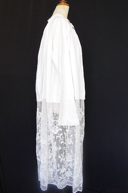 アンティーク 教会チュニック　vetement antique l'aube 2 .FR a l'epoque