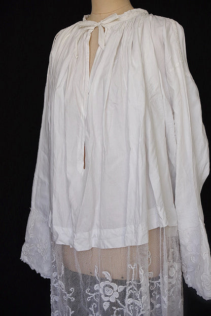 アンティーク 教会チュニック　vetement antique l'aube 2 .FR a l'epoque