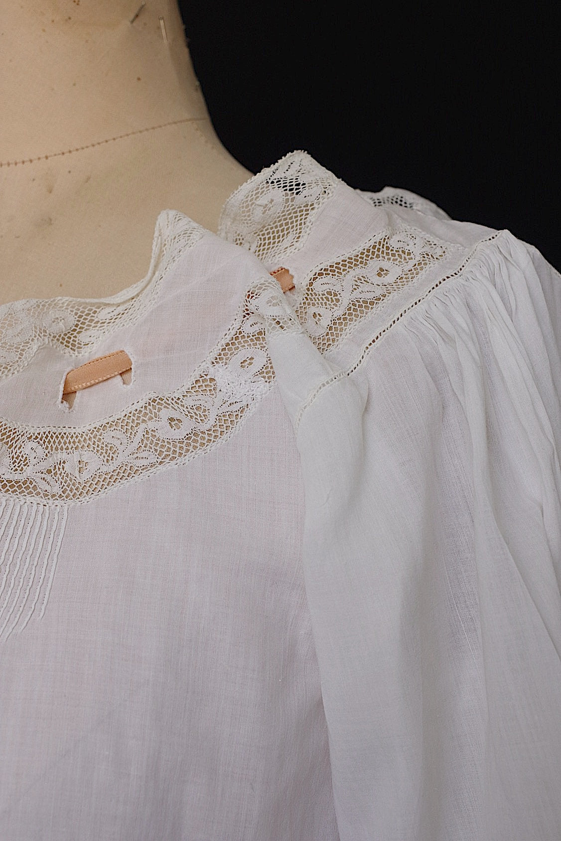 アンティーク ワンピース　vetement antique robe de chambre 2 .FR a l'epoque