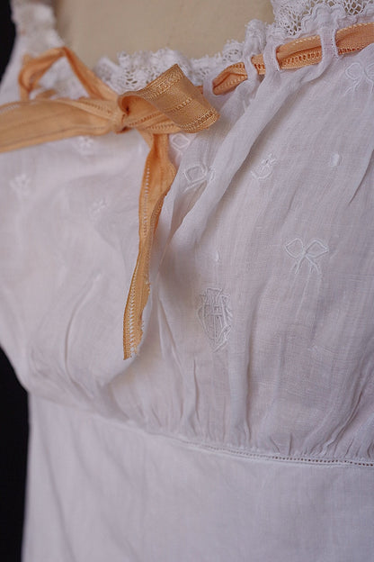 アンティーク ワンピース　vetement antique robe de chambre 3 .FR a l'epoque