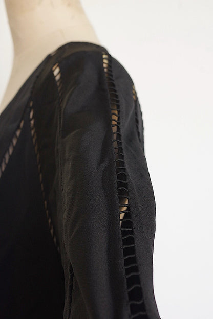 アンティーク 羽織　vetement antique くろコート　羽織 .FR a l'epoque