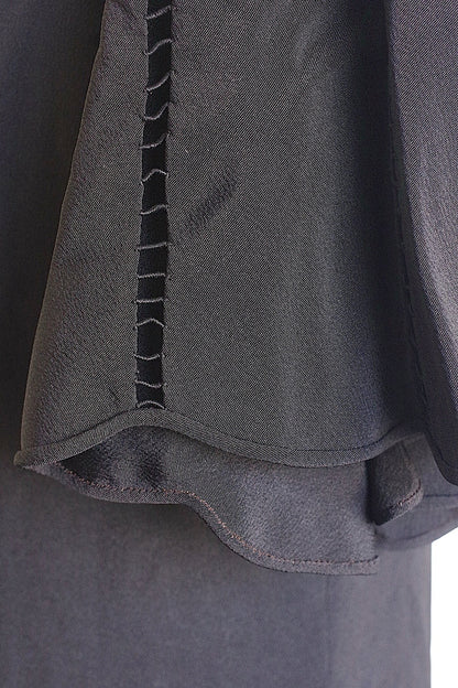 アンティーク 羽織　vetement antique くろコート　羽織 .FR a l'epoque