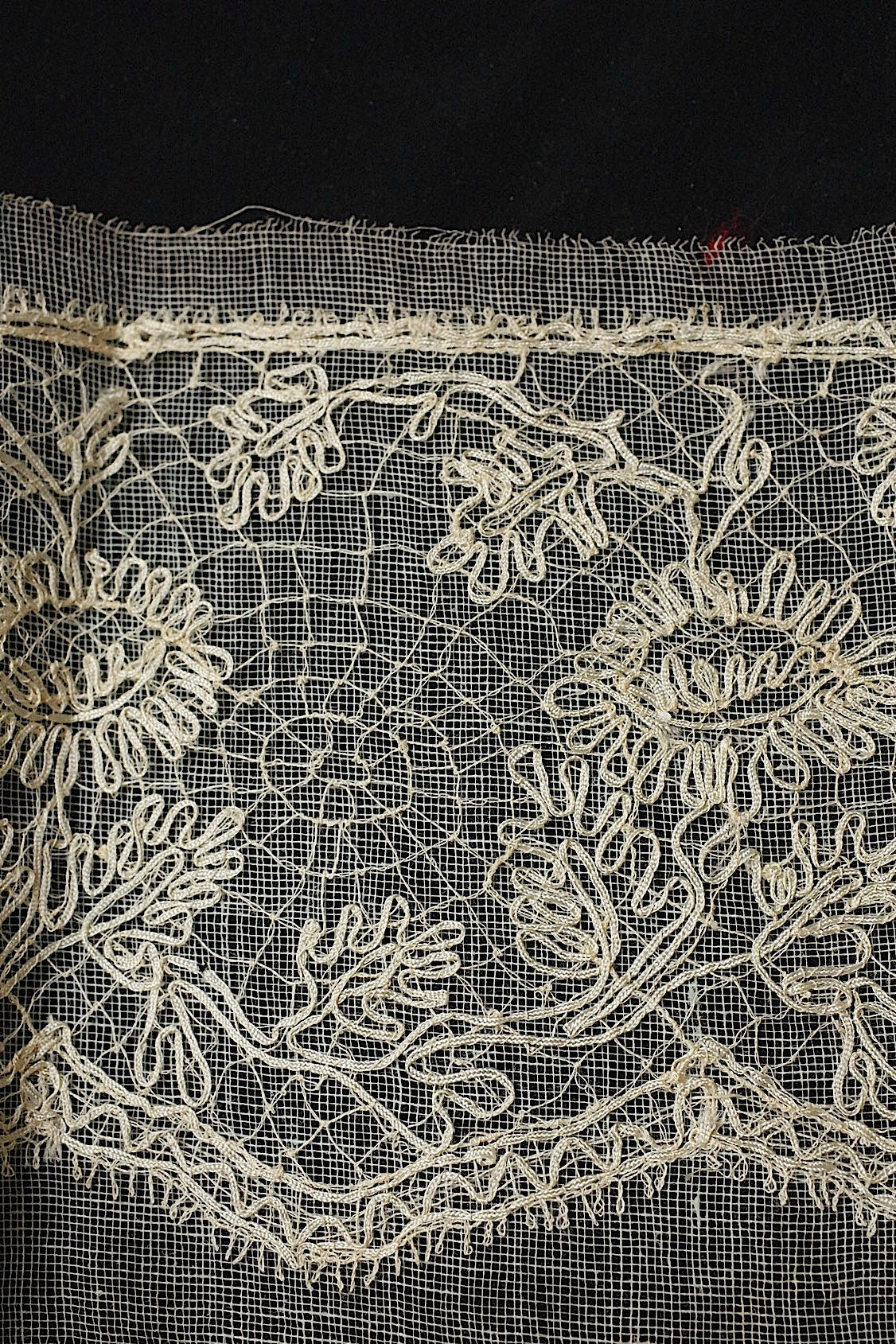 アンティークレース　dentelle antique 　127cm＋おまけ .FR a l'epoque