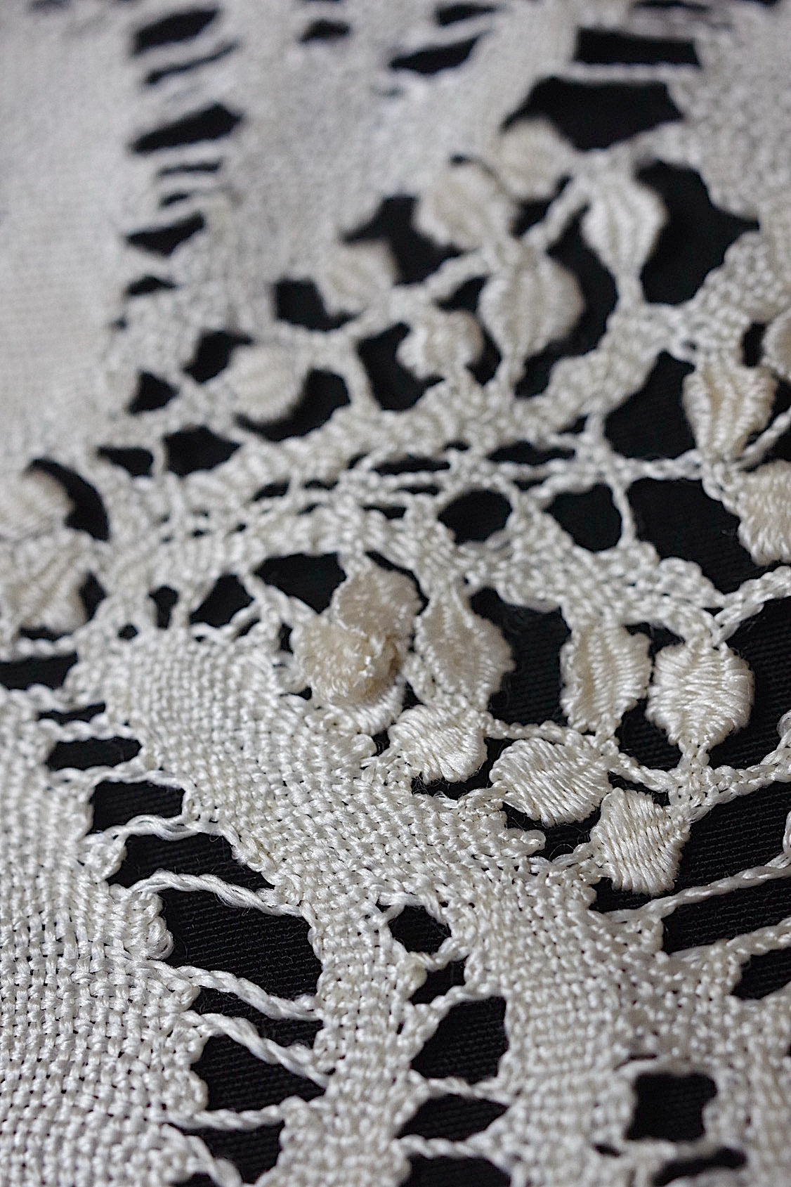 アンティークレース　dentelle antique 　襟 .FR a l'epoque