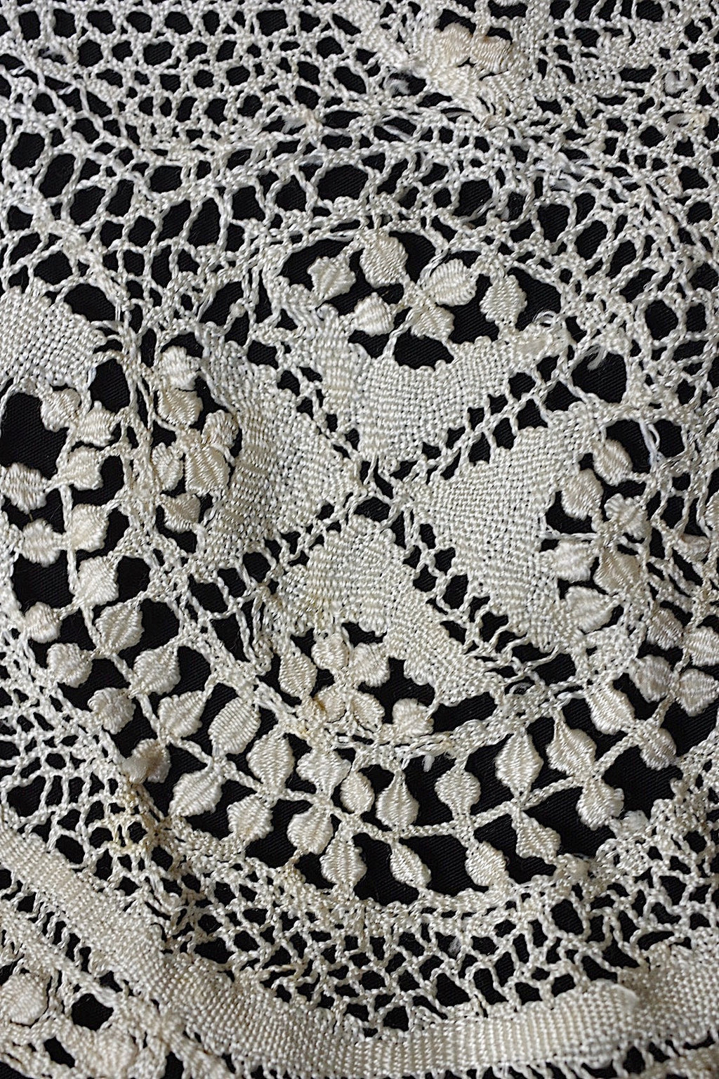 アンティークレース　dentelle antique 　襟 .FR a l'epoque