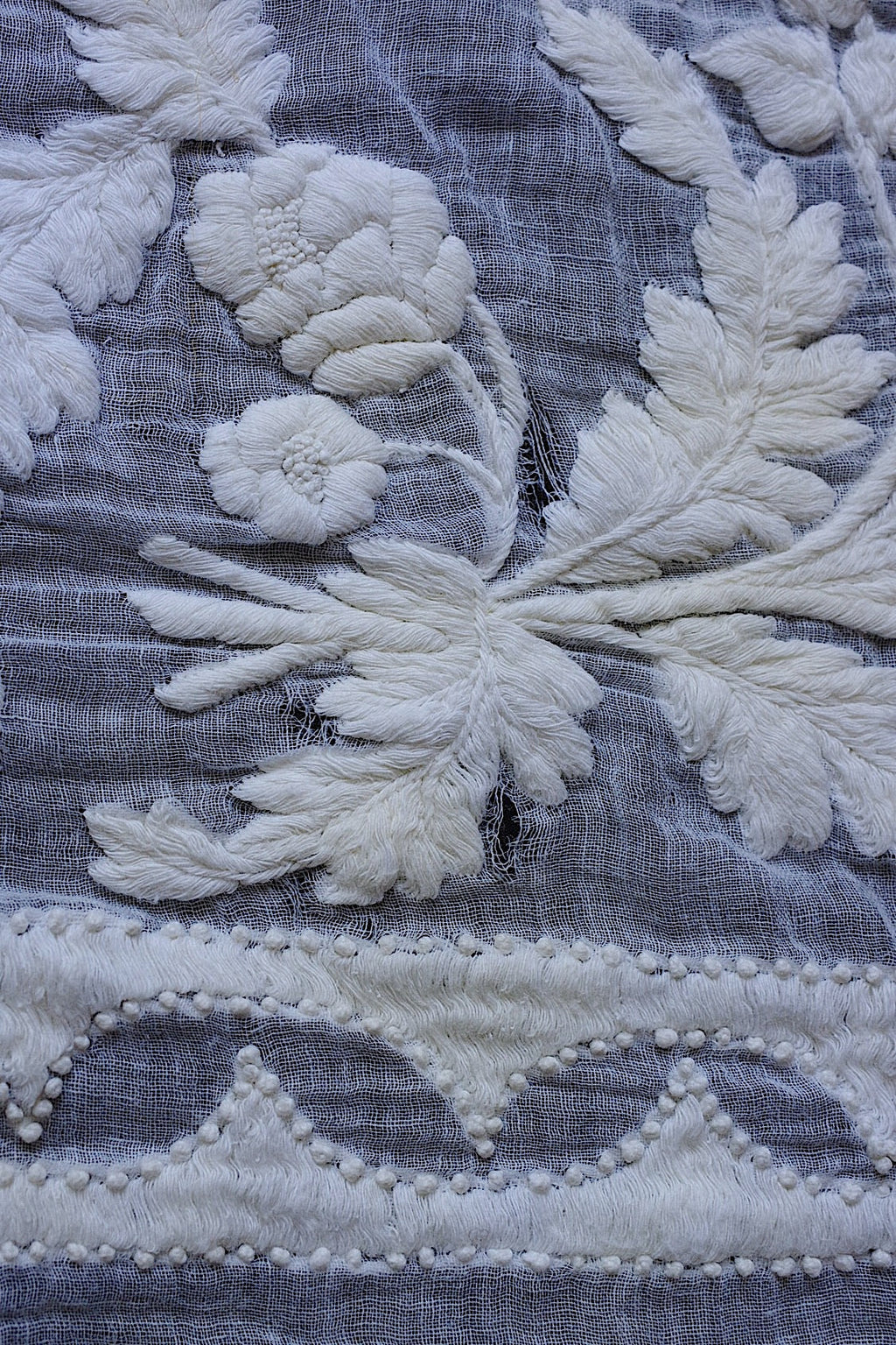アンティークレース　dentelle antique 　刺繍ハギレ .FR a l'epoque