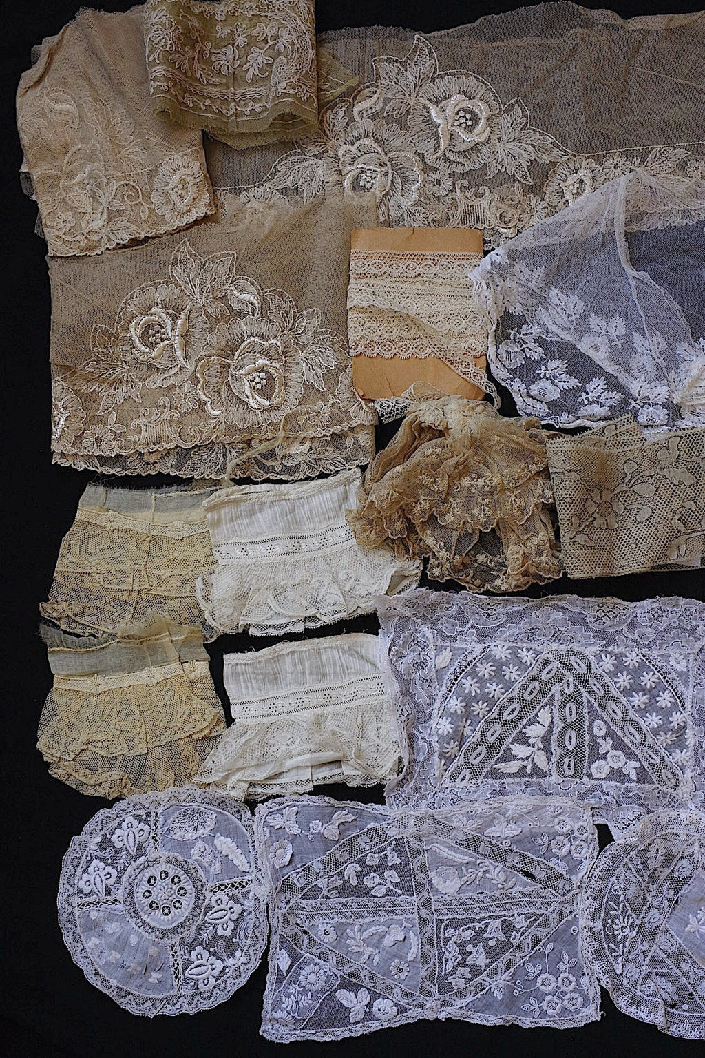 アンティークレース　dentelle antique 素材用　２３種 .FR a l'epoque