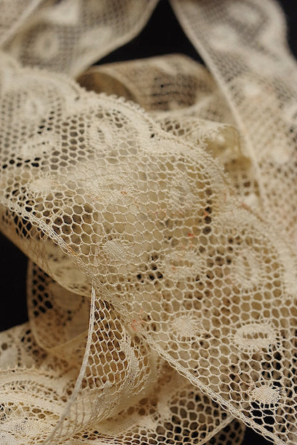 アンティークレース　dentelle antique　10m以上＋510cm .FR a l'epoque