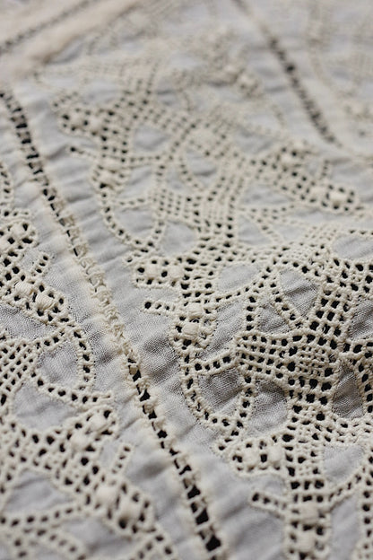 アンティークレース　 dentelle antique 　襟 .FR a l'epoque