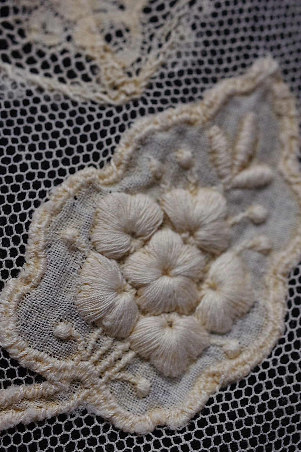 アンティークレース　 dentelle antique 　nappe クロス .FR a l'epoque