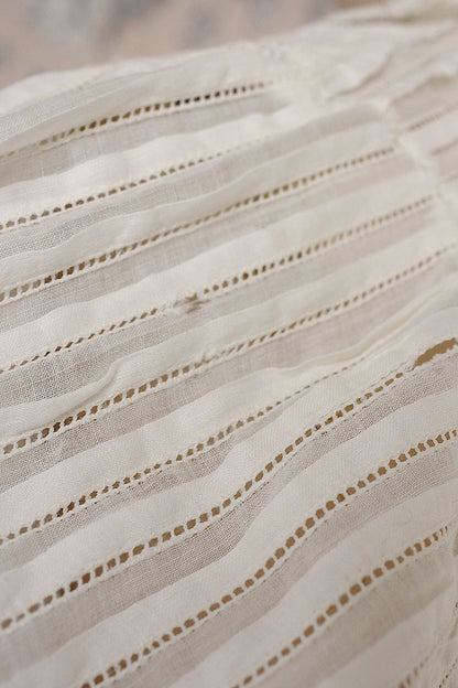 アンティークブラウス　 vêtement antique 　ピンタック羽織ブラウス .FR a l'epoque