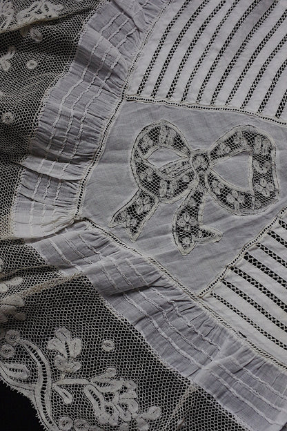 アンティークレース　 dentelle antique 　スタンド襟1 .FR a l'epoque