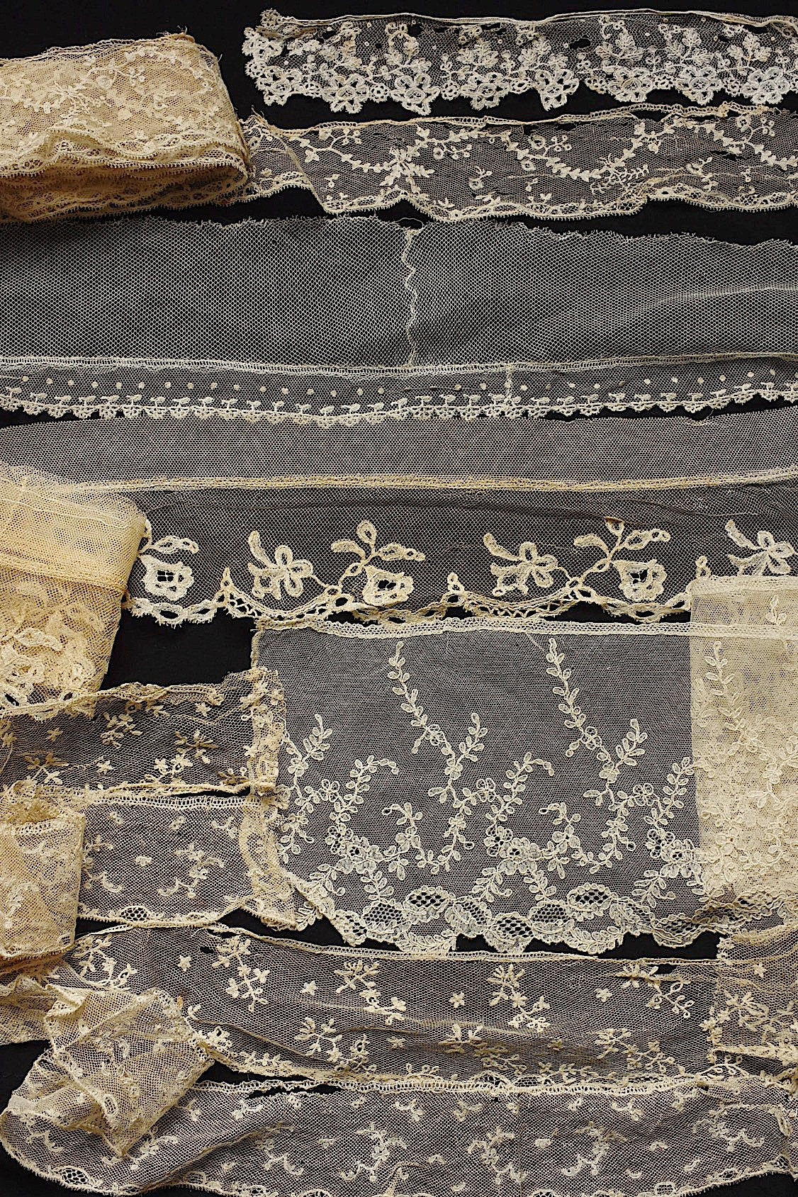 アンティークレース　 dentelle antique 　９種　素材用 .FR a l'epoque