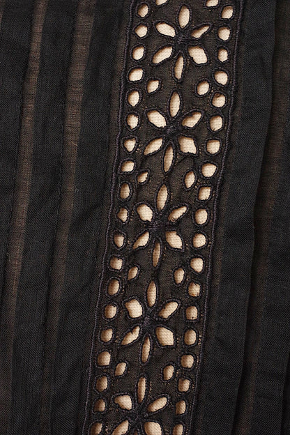 アンティークブラウス　 vêtement  antique レースブラウスくろ .FR a l'epoque