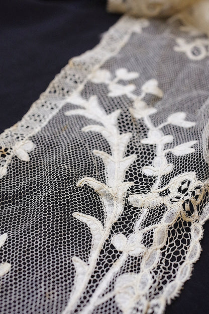 アンティークレース dentelle antique 　300cm .FR a l'epoque