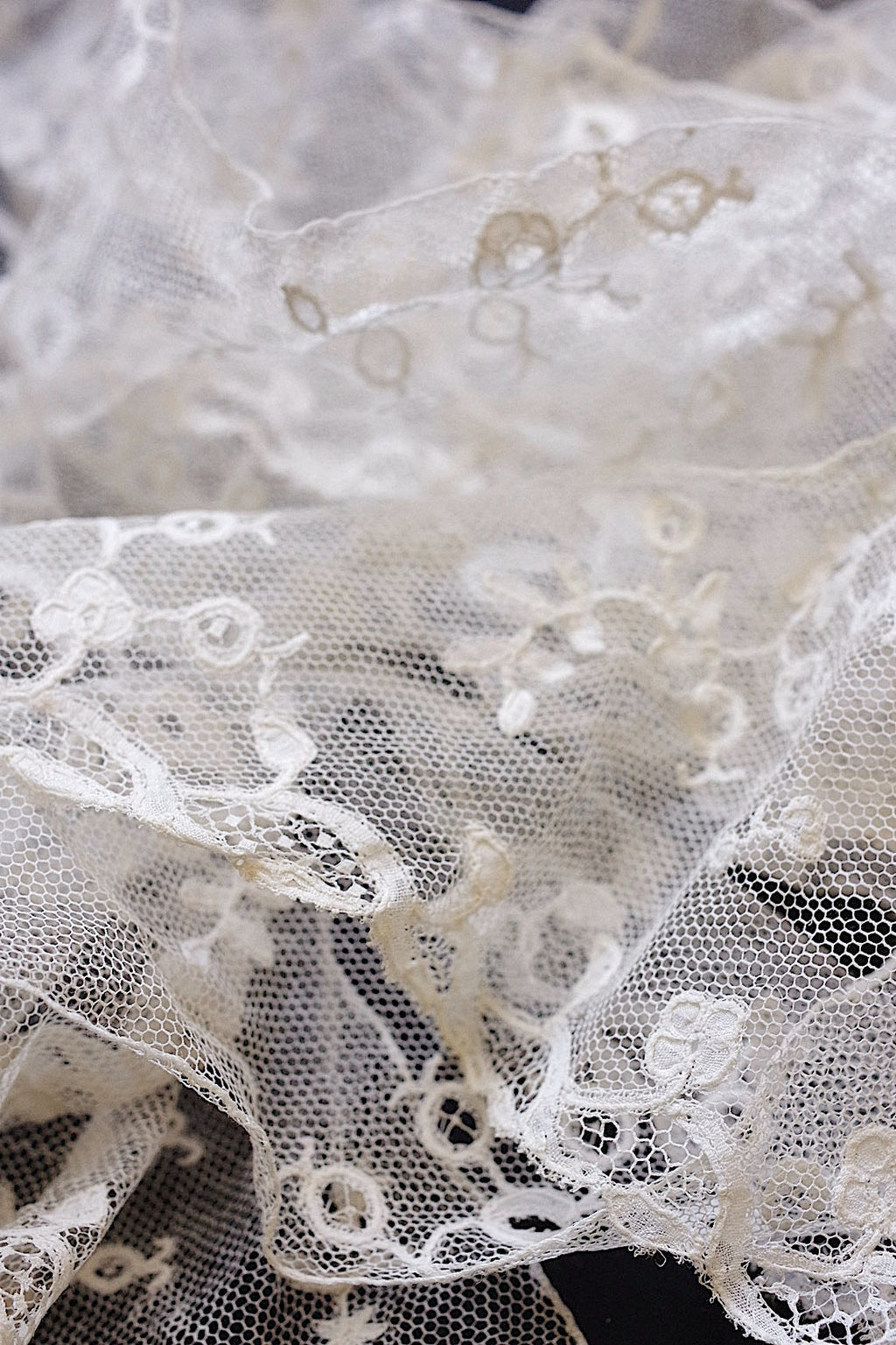アンティークレース dentelle antique 　240cm .FR a l'epoque