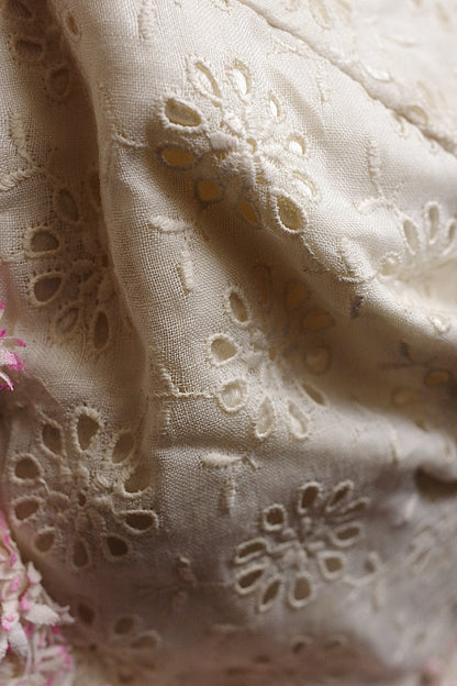 アンティークレース dentelle antique 　お花付き帽子 .FR a l'epoque