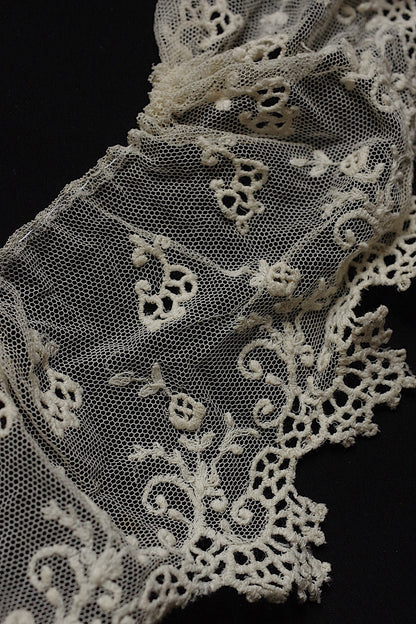 アンティークレース　dentelle antique 素材用　lot .FR a l'epoque